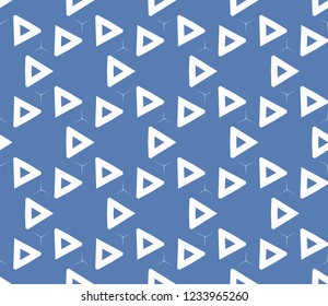 Traditional geometric seamless pattern for wallpaper, textile. Vector illustration