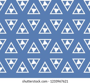 Traditional geometric seamless pattern for wallpaper, textile. Vector illustration