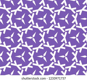 Traditional geometric seamless pattern for wallpaper, textile. Vector illustration