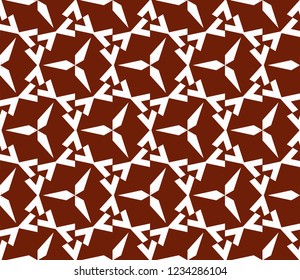 Traditional geometric seamless pattern for wallpaper, textile. Vector illustration