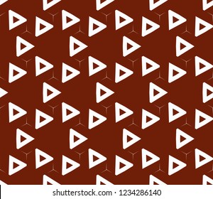 Traditional geometric seamless pattern for wallpaper, textile. Vector illustration