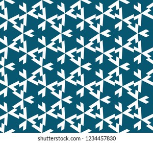 Traditional geometric seamless pattern for wallpaper, textile. Vector illustration