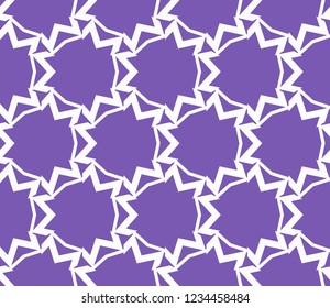 Traditional geometric seamless pattern for wallpaper, textile. Vector illustration