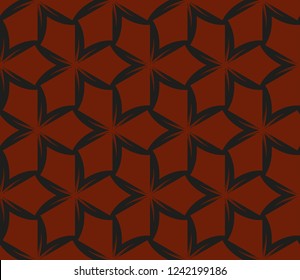 Traditional geometric seamless pattern for wallpaper, textile. Vector illustration