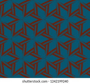 Traditional geometric seamless pattern for wallpaper, textile. Vector illustration