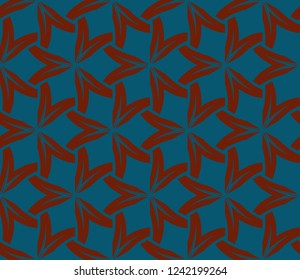 Traditional geometric seamless pattern for wallpaper, textile. Vector illustration