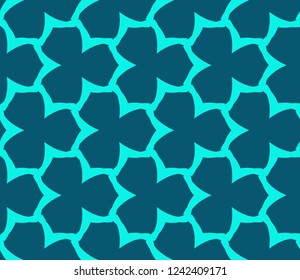 Traditional geometric seamless pattern for wallpaper, textile. Vector illustration