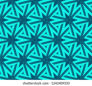 Traditional geometric seamless pattern for wallpaper, textile. Vector illustration