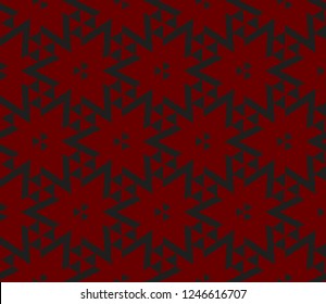 Traditional geometric seamless pattern for wallpaper, textile. Vector illustration