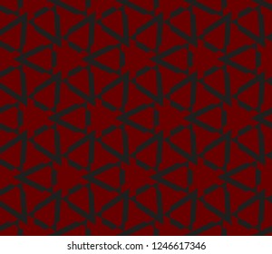 Traditional geometric seamless pattern for wallpaper, textile. Vector illustration