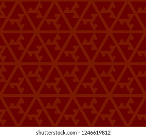 Traditional geometric seamless pattern for wallpaper, textile. Vector illustration