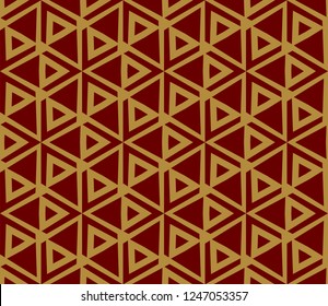 Traditional geometric seamless pattern for wallpaper, textile. Vector illustration