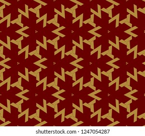 Traditional geometric seamless pattern for wallpaper, textile. Vector illustration