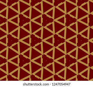 Traditional geometric seamless pattern for wallpaper, textile. Vector illustration