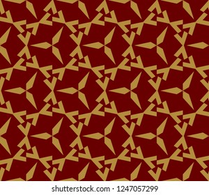 Traditional geometric seamless pattern for wallpaper, textile. Vector illustration