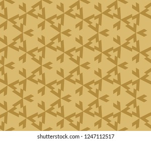 Traditional geometric seamless pattern for wallpaper, textile. Vector illustration