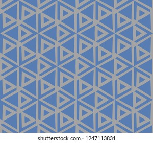 Traditional geometric seamless pattern for wallpaper, textile. Vector illustration