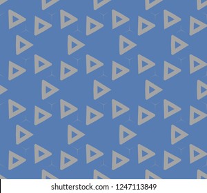 Traditional geometric seamless pattern for wallpaper, textile. Vector illustration