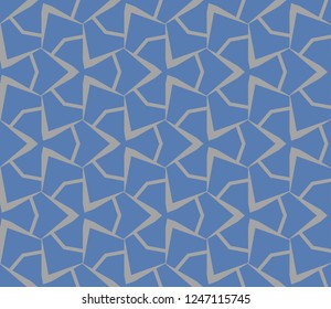 Traditional geometric seamless pattern for wallpaper, textile. Vector illustration