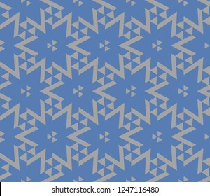Traditional geometric seamless pattern for wallpaper, textile. Vector illustration