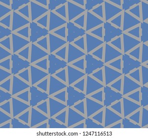 Traditional geometric seamless pattern for wallpaper, textile. Vector illustration