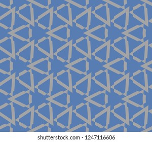 Traditional geometric seamless pattern for wallpaper, textile. Vector illustration