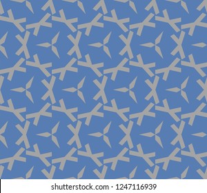 Traditional geometric seamless pattern for wallpaper, textile. Vector illustration