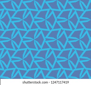 Traditional geometric seamless pattern for wallpaper, textile. Vector illustration