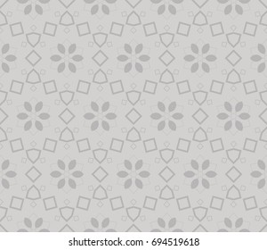 Traditional geometric seamless pattern for wallpaper, textile. Vector illustration