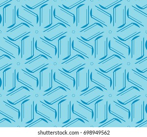 Traditional geometric seamless pattern for wallpaper, textile. Vector illustration