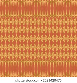 Traditional Geometric Textile Art Inspired by Southeast Asian Folk Patterns,
Thai sarong geometric pattern,Tribal design for fabric print, wallpaper ,home decoration
