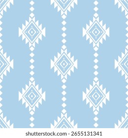 Padrão têxtil geométrico tradicional sem emenda 