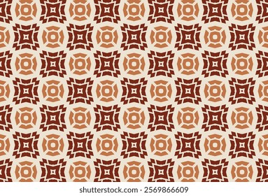 Traditional geometric tile, fabric pattern