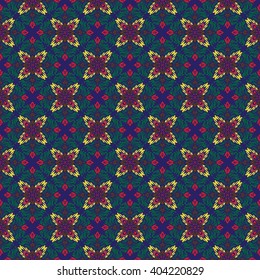 Traditional gothic Damask Background. Seamless Background flowers ornament pattern. Abstract arabesque  Background for Greeting card, presentation or wedding invitations. Vector illustration.