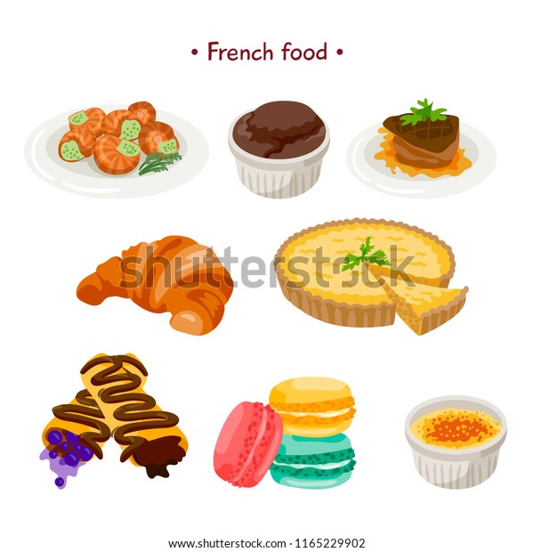 traditional gourmet French\
food