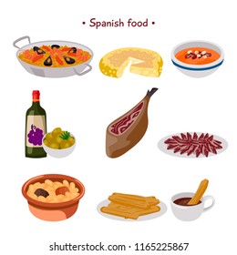 traditional gourmet Spanish food