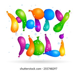 Traditional Holi background of India in vector