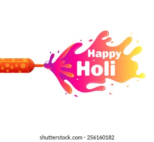 Traditional Holi background of India in vector