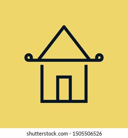 Traditional Home Vector Logo Design