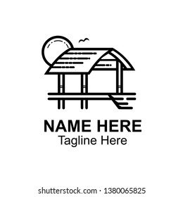 Traditional hut logo