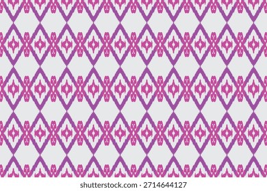 Patrón tradicional de ikat sin fisuras con motivos geométricos abstractos y textura textil artesanal. Fondo étnico atemporal conveniente para el Fondo de pantalla, impresión de la tela, decoración casera, moda, impresión de la pantalla, br