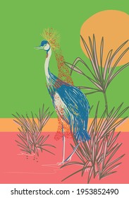 traditional indian bird pattern print designs