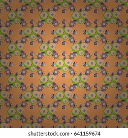 Traditional Indian floral seamless pattern. Vector illustration.