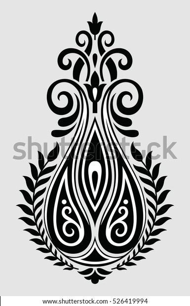Traditional Indian Motif Stock Vector (Royalty Free) 526419994