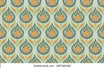 Traditional Indian Motif,seamless pattern for wallpaper