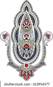 Traditional Indian Paisley motif