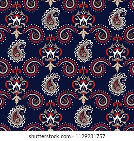 Traditional Indian Paisley pattern