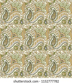 traditional Indian paisley pattern