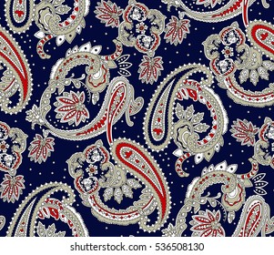 Traditional Indian Paisley pattern