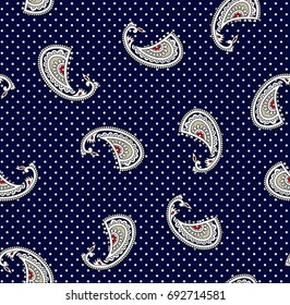 Traditional Indian Paisley pattern